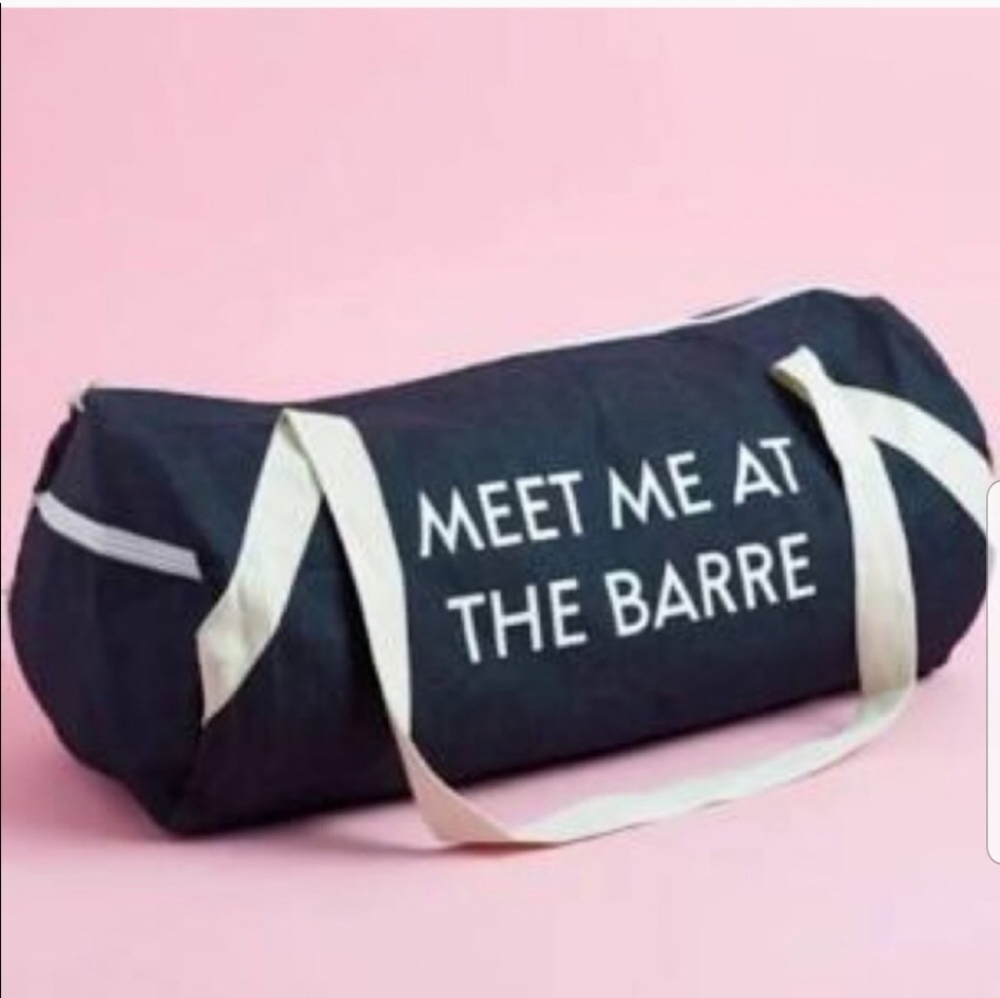 NEW Meet Me at the Barre Gym Bag
